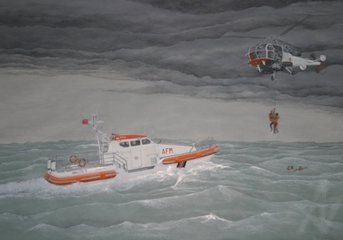 Scene from a Rescue Operation